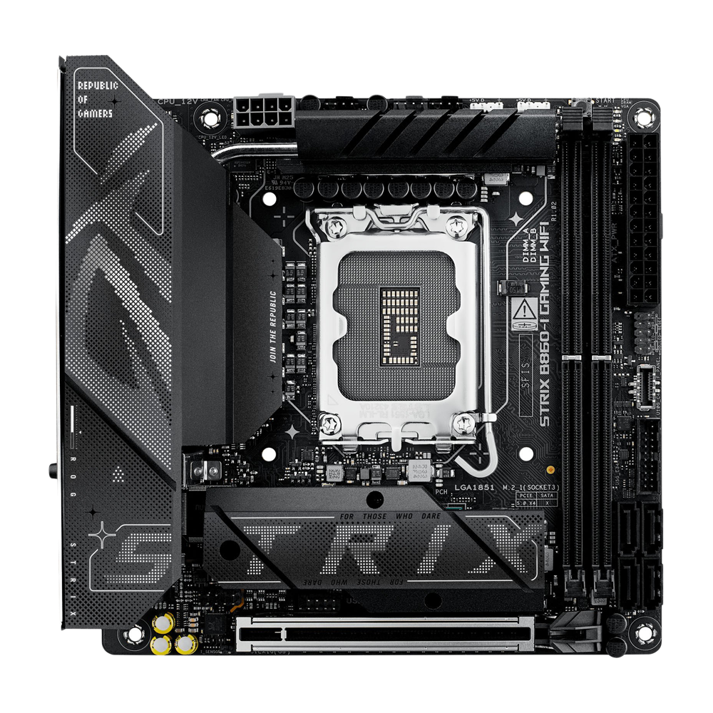ASUS ROG STRIX B860-I DDR5 GAMING WIFI Motherboard - Black