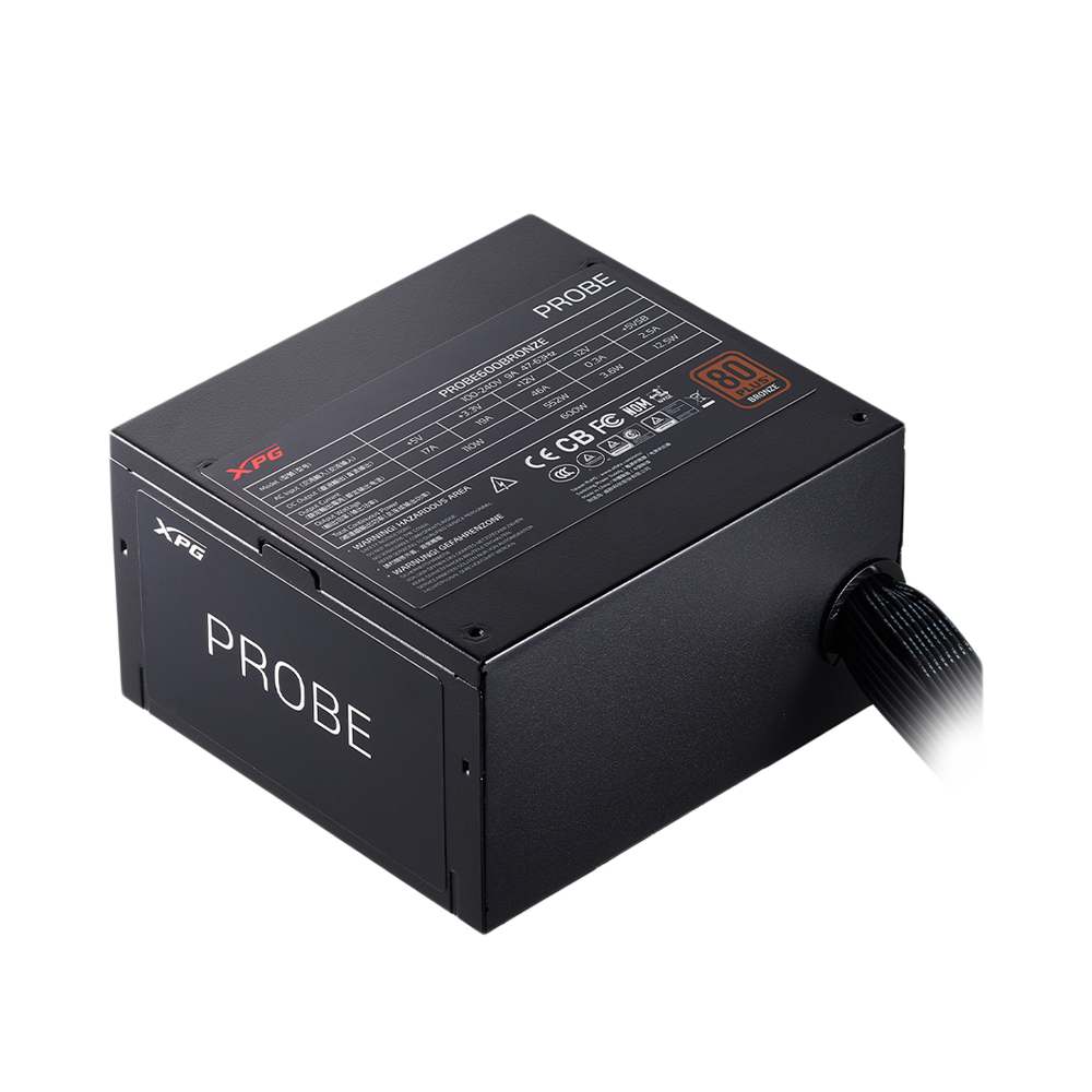 XPG PROBE 700W 80 Plus Bronze Power Supply - Black