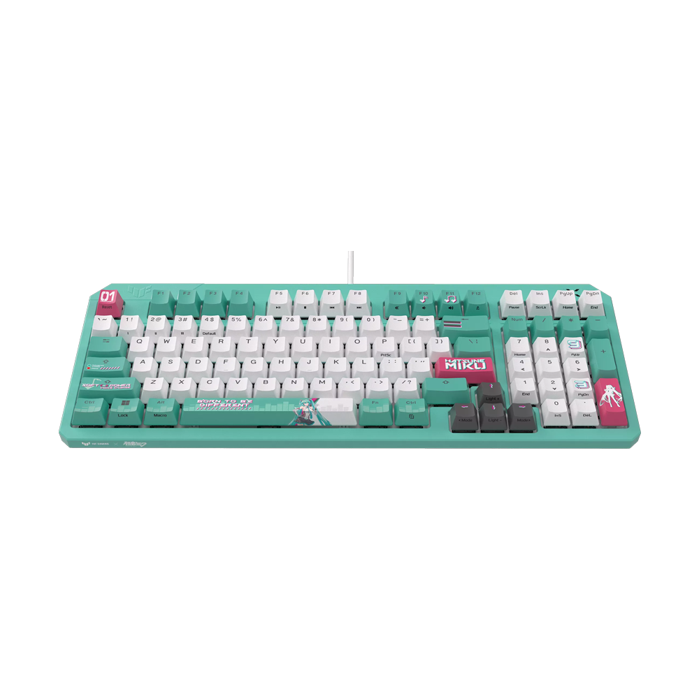 ASUS TG K3 GEN II Miku Edition Wired Keyboard