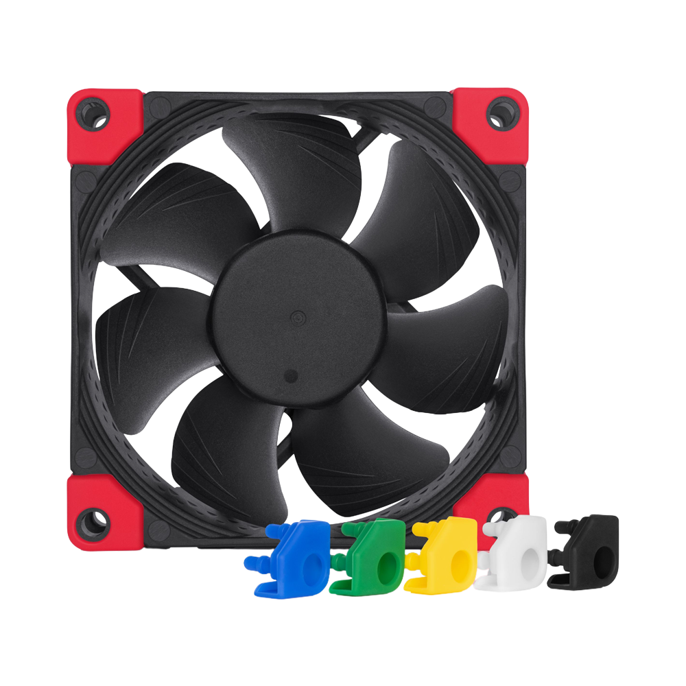 NOCTUA NF-A8 PWM Chromax 80mm Premium Silent Fan with Swappable pads - Black