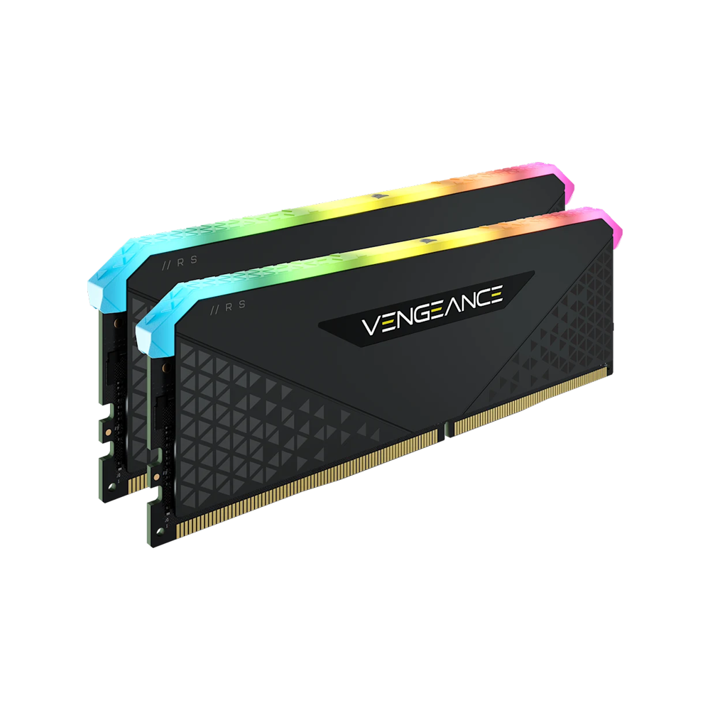 CORSAIR VENGEANCE RGB RS 64GB (2 x 32GB) DDR4 DRAM 3600MHz C18 Memory Kit - Black