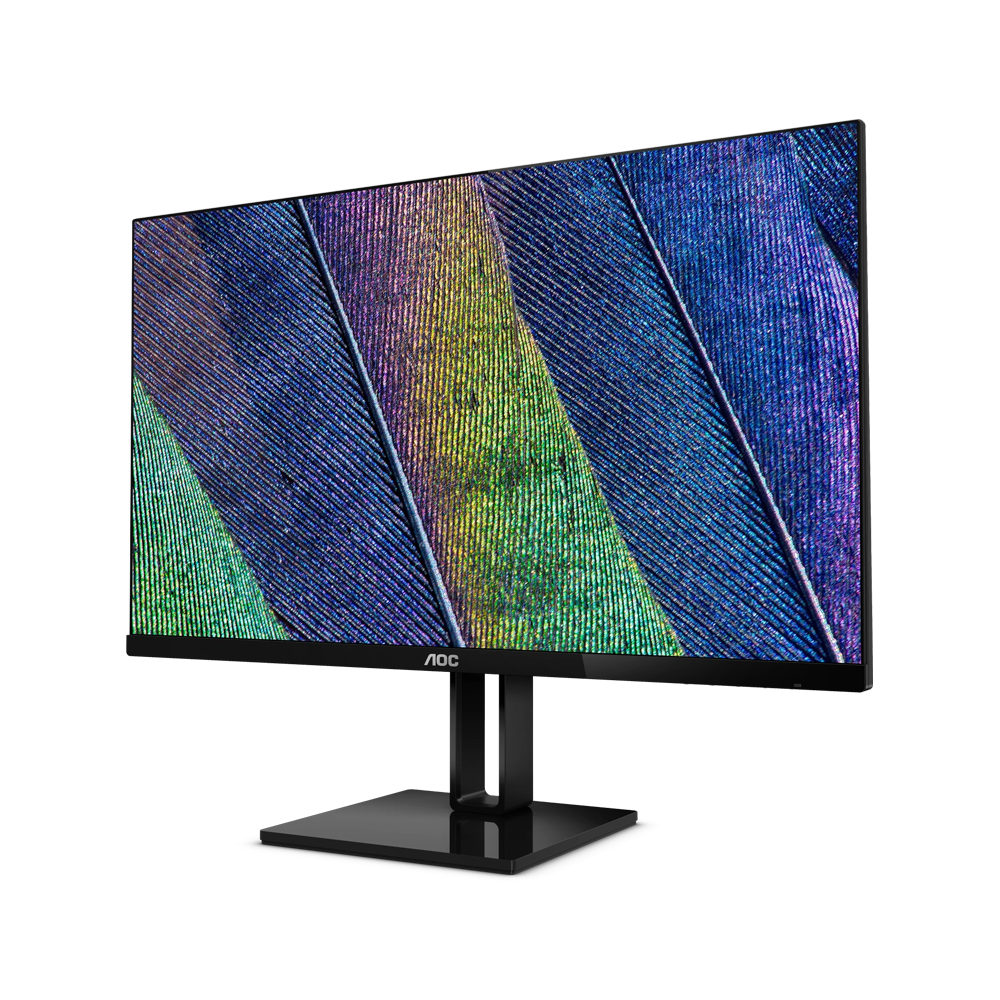 AOC 27V2Q 27 Inch 75Hz FHD Monitor - Black