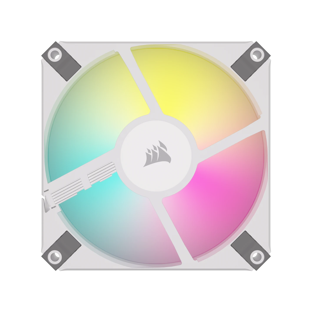 CORSAIR iCUE AF120 RGB SLIM 120mm PWM Single Pack - White