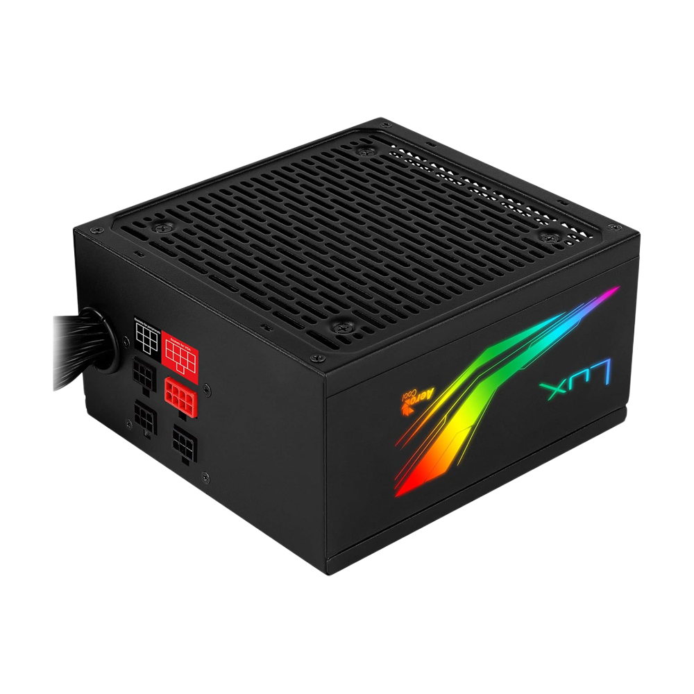 AEROCOOL LUX RGB 650W Power Supply - Black