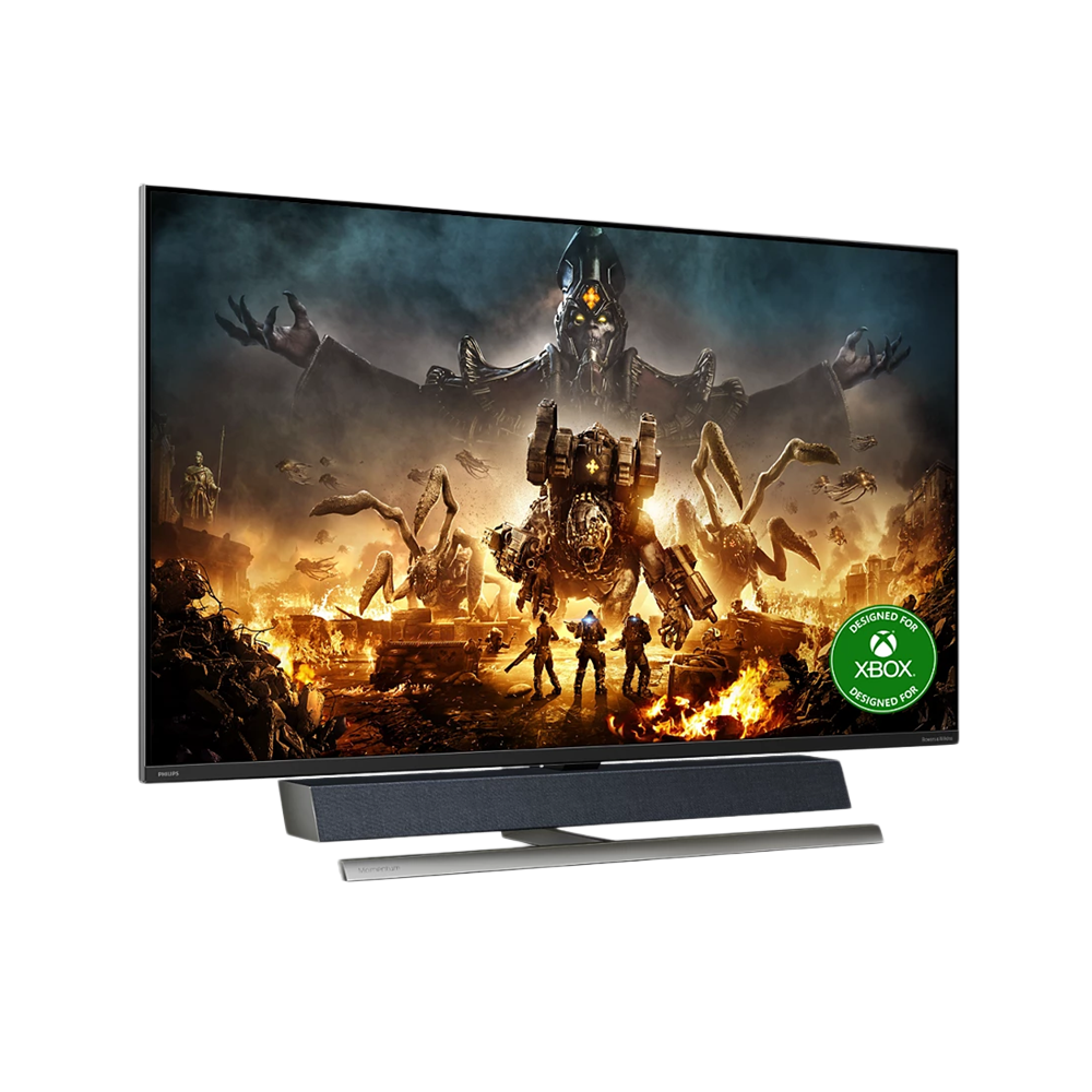 PHILIPS 55 Inch 4K Momentum 559M1RYV HDMI 2.1 Gaming Monitor - Black