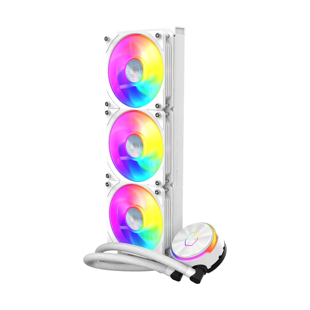 Cooler Master PL360 Flux ARGB CPU Liquid Cooler - White