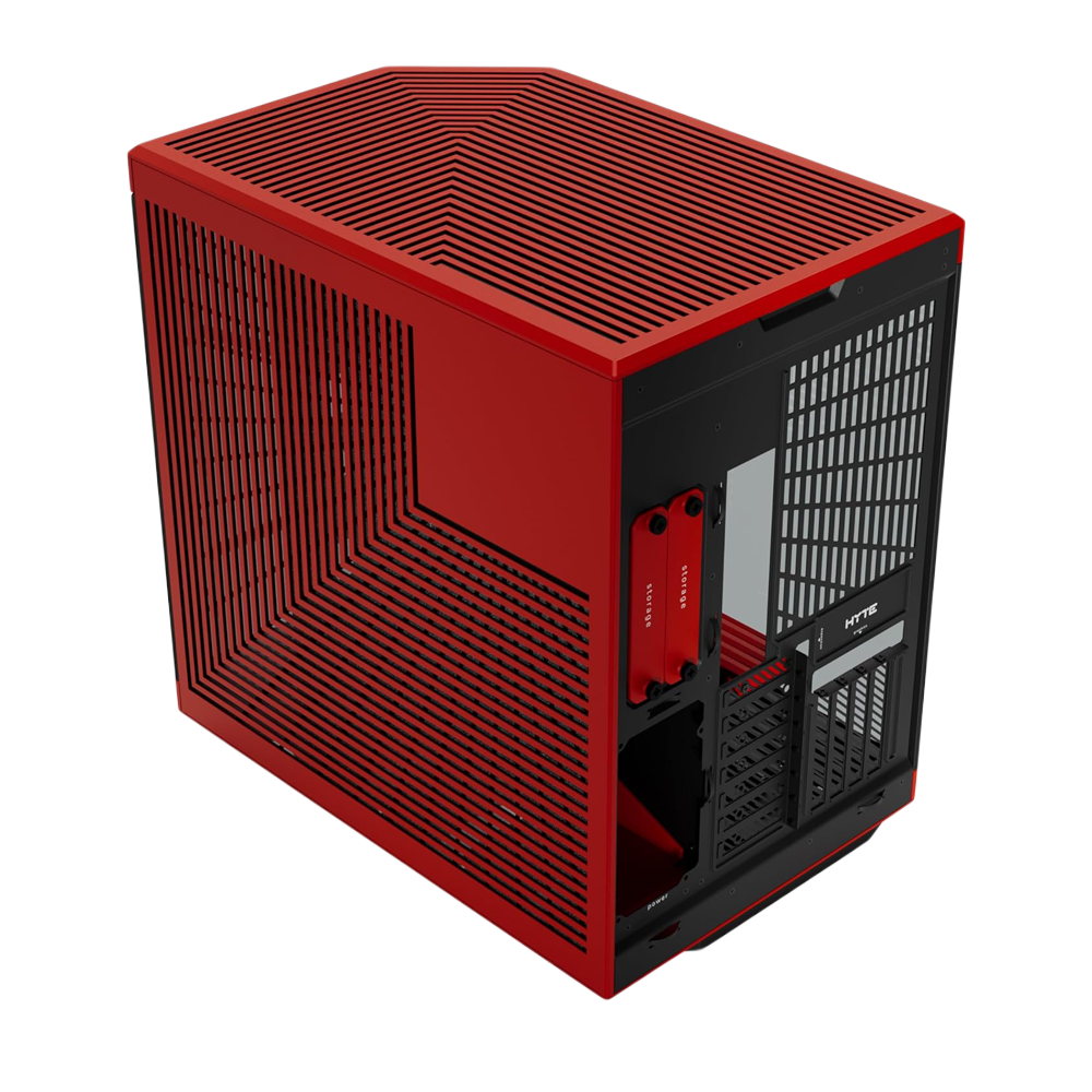 HYTE Y70 Standard Edition Case Without Fans - Black/Red