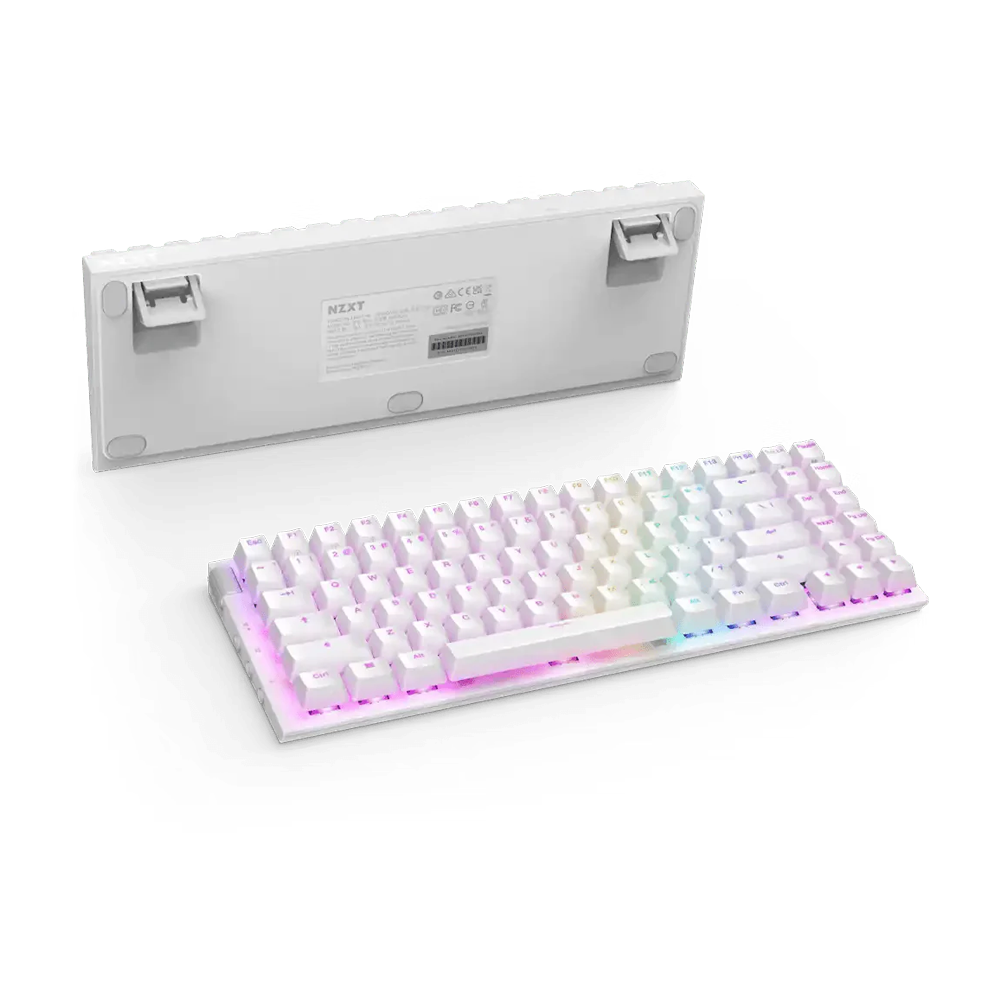 NZXT FUNCTION 2 MINI TKL Wired Optical Gaming Keyboard - White