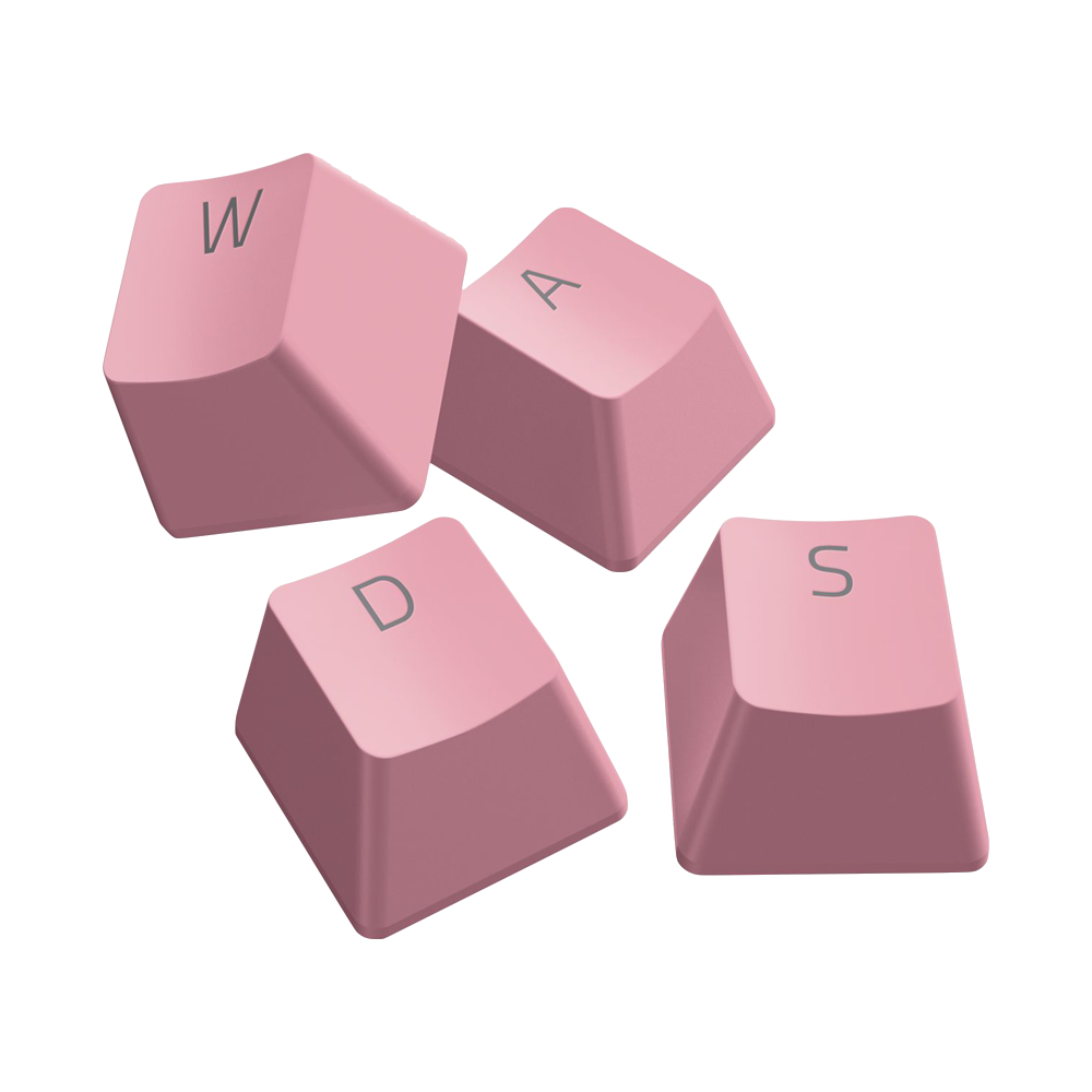 Razer PBT Keycap + Coiled Cable Upgrade Set - Quartz Pink
