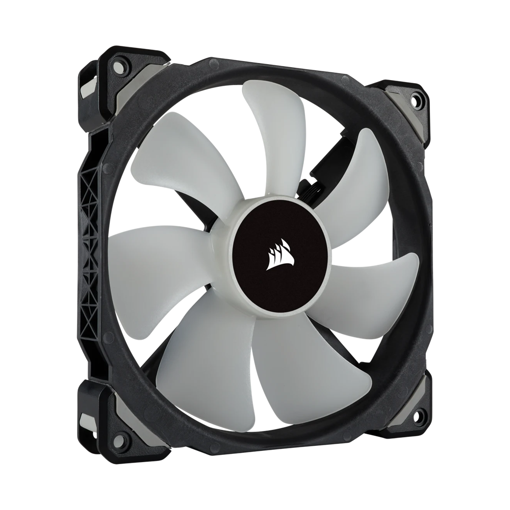 CORSAIR ML140 PRO RGB LED 140mm PWM Premium Magnetic Levitation Fan Single Pack - Black