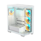 GIGABYTE C500 PANORAMIC STEALTH ICE Mid Tower Case - White