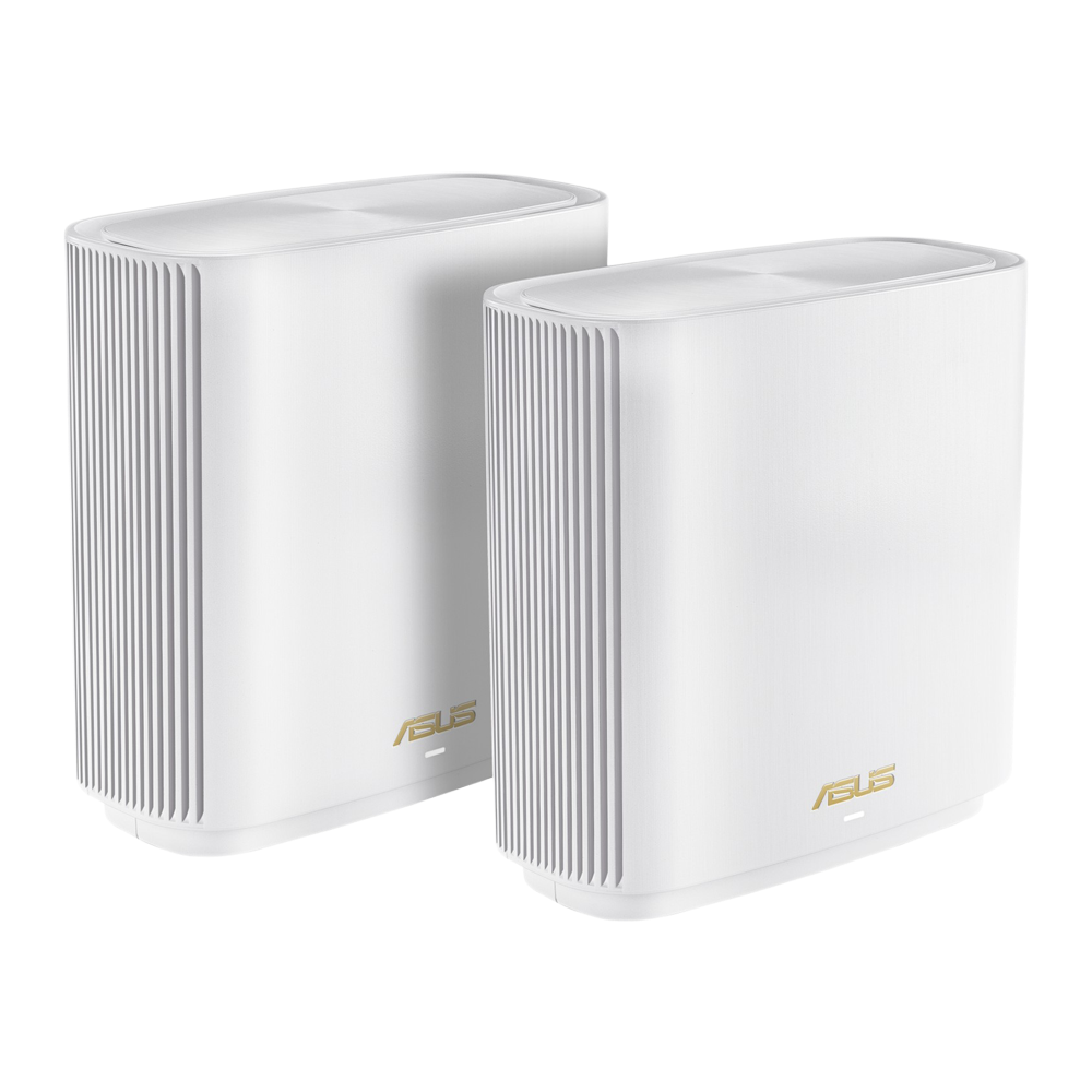 ASUS ZenWiFi AX XT8 - AX6600 Whole-Home Tri-band Mesh WiFi 6 System 2 Pack - White