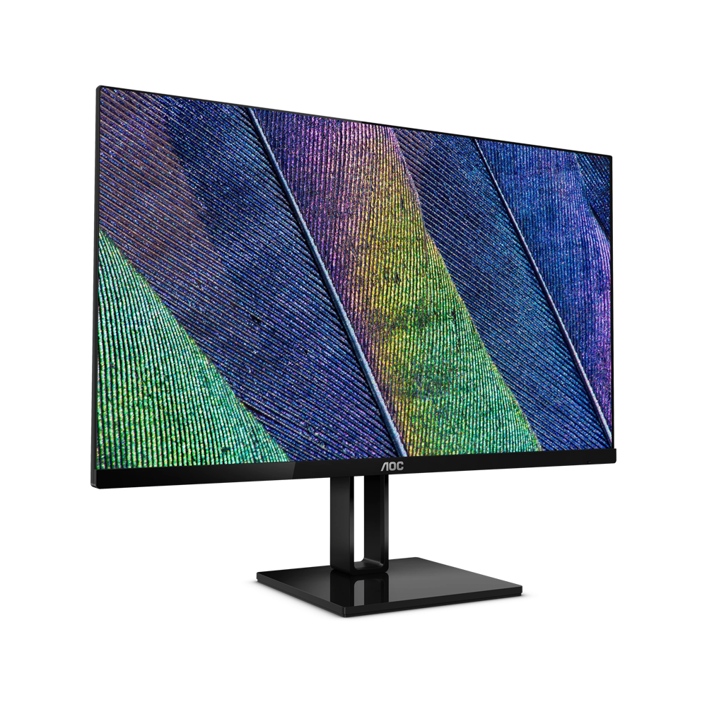 AOC 27V2Q 27 Inch 75Hz FHD Monitor - Black