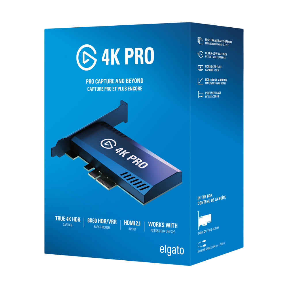 ELGATO Game Capture 4K Pro Stream - Black