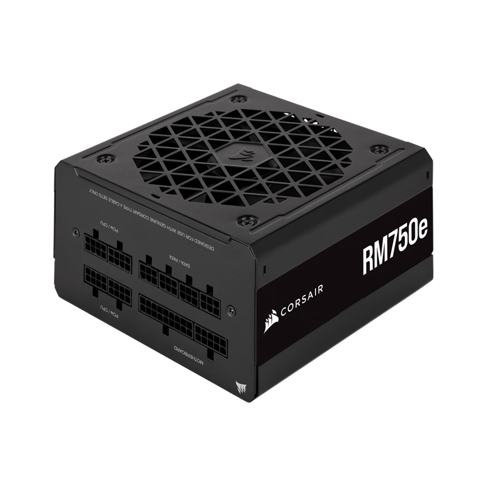 CORSAIR RMe Series RM750e Fully Modular Low-Noise ATX Power Supply (UK) - Black