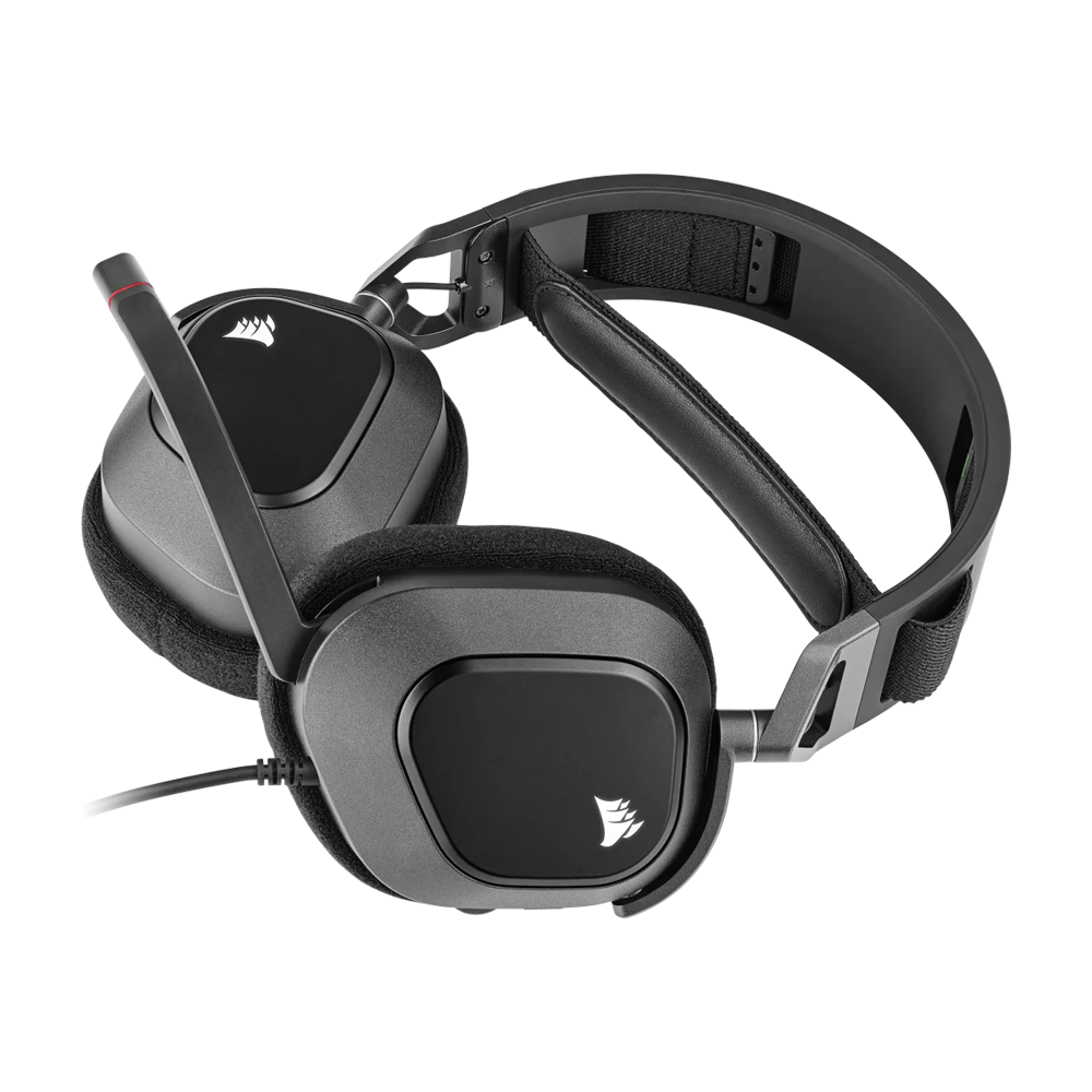 CORSAIR HS80 RGB Wired Gaming Headset (EU) - Carbon