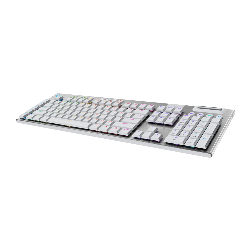 LOGITECH G915 X LIGHTSPEED TACTILE Low Profile RGB Wireless Gaming Keyboard - White