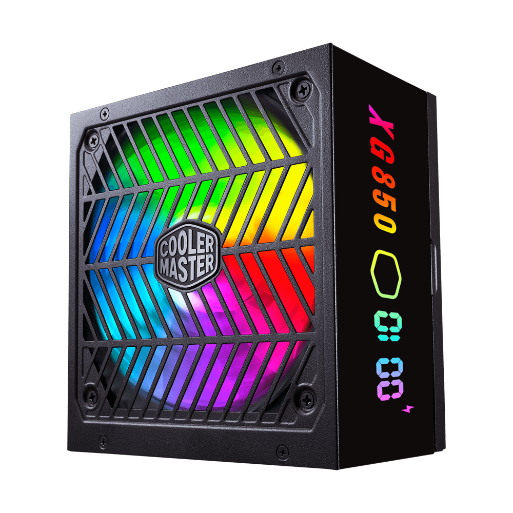COOLER MASTER XG850 ARGB 850W 80 Plus Platinum Fully Modular Power Supply - Black