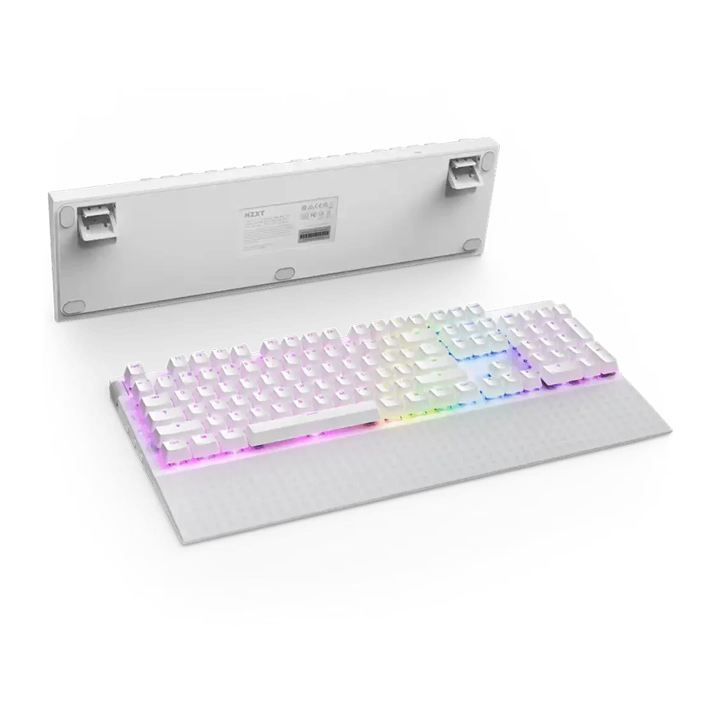 NZXT FUNCTION 2 Wired Optical Gaming Keyboard - White