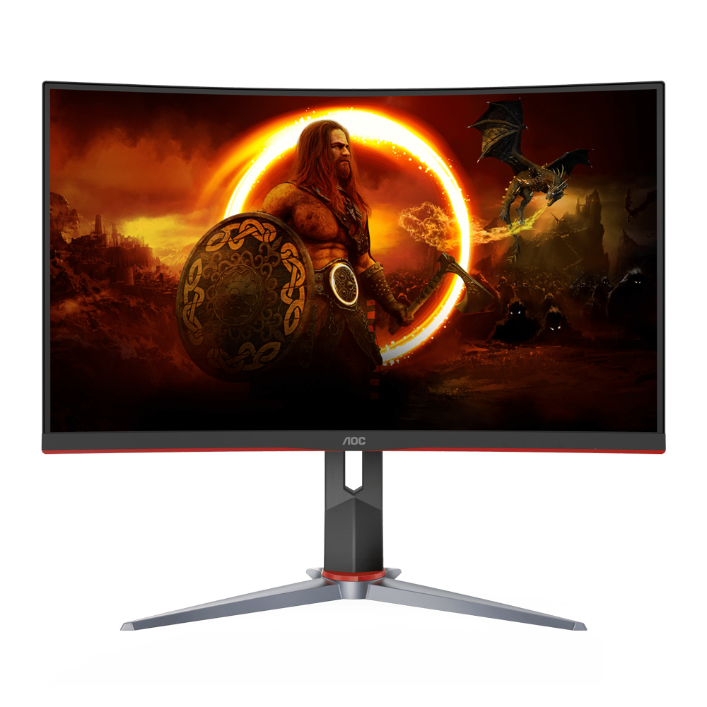 AOC C27G2Z2 27 Inch 250Hz FHD HDMI 2.0 0.5ms Curved Gaming Monitor - Black