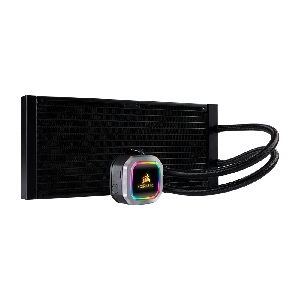 Corsair Hydro Series H115i RGB PLATINUM 280mm Liquid CPU Cooler - Black