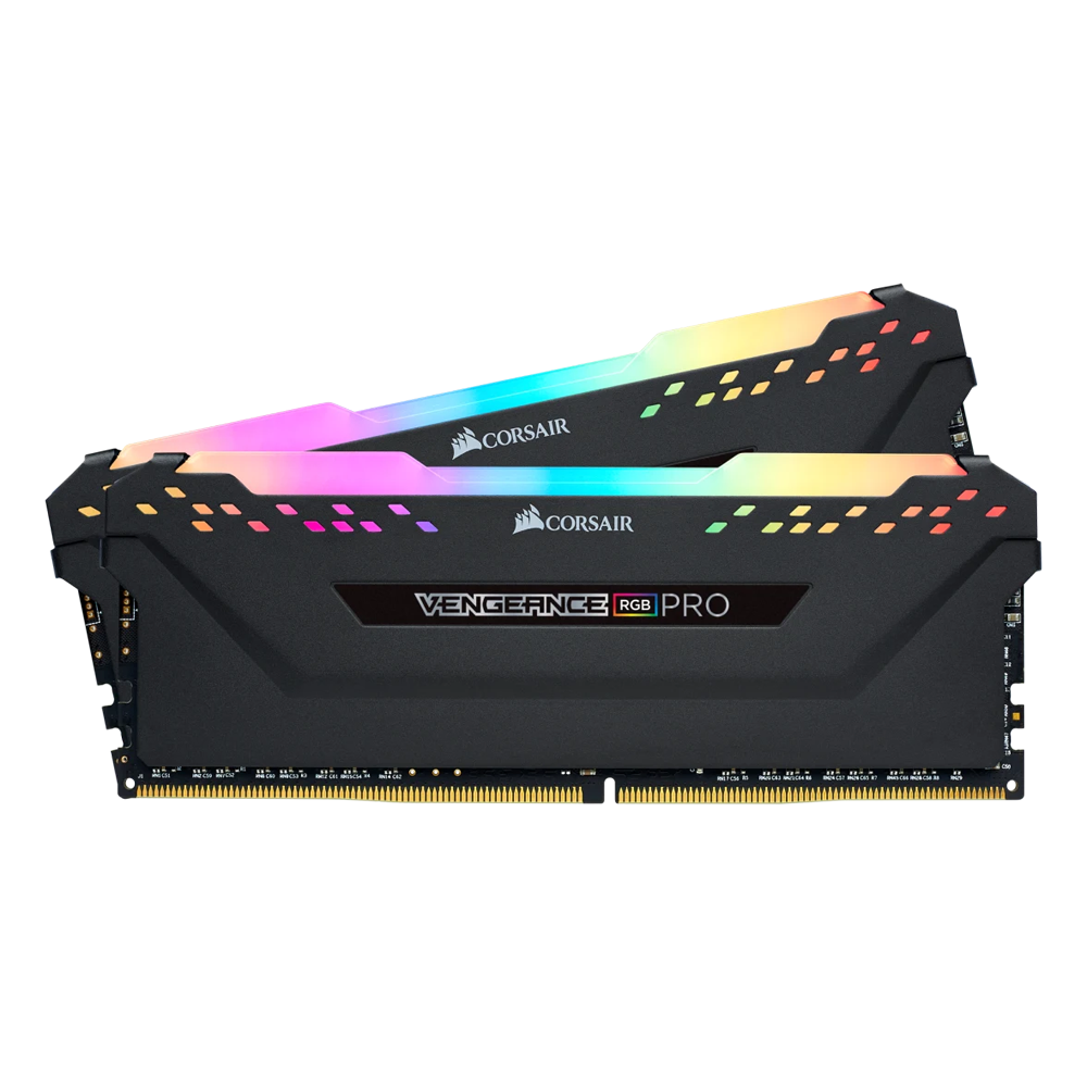 CORSAIR VENGEANCE RGB PRO 3600MHz 16GB(2 x 8GB) Memory Kit - Black