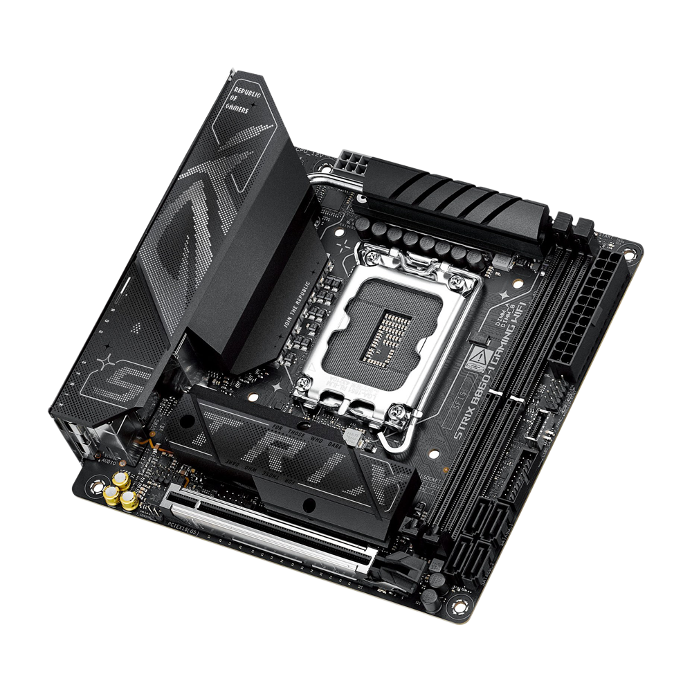 ASUS ROG STRIX B860-I DDR5 GAMING WIFI Motherboard - Black