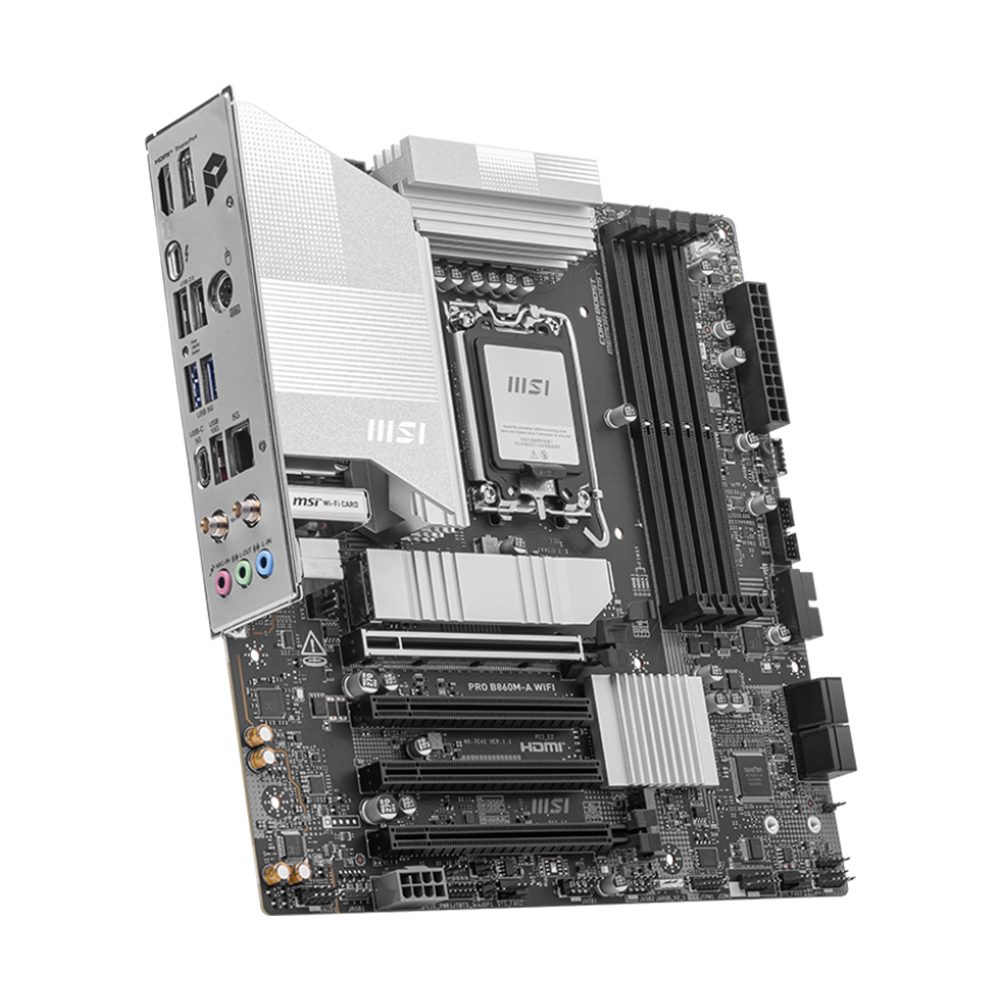 MSI PRO B860M-A WIFI DDR5 Motherboard - Black