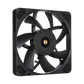 NOCTUA NF-A12x15 PWM Chromax 120mm Premium Slim Fan With Swappable pads - Black