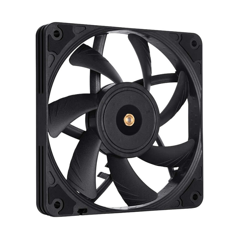 NOCTUA NF-A12x15 PWM Chromax 120mm Premium Slim Fan With Swappable pads - Black
