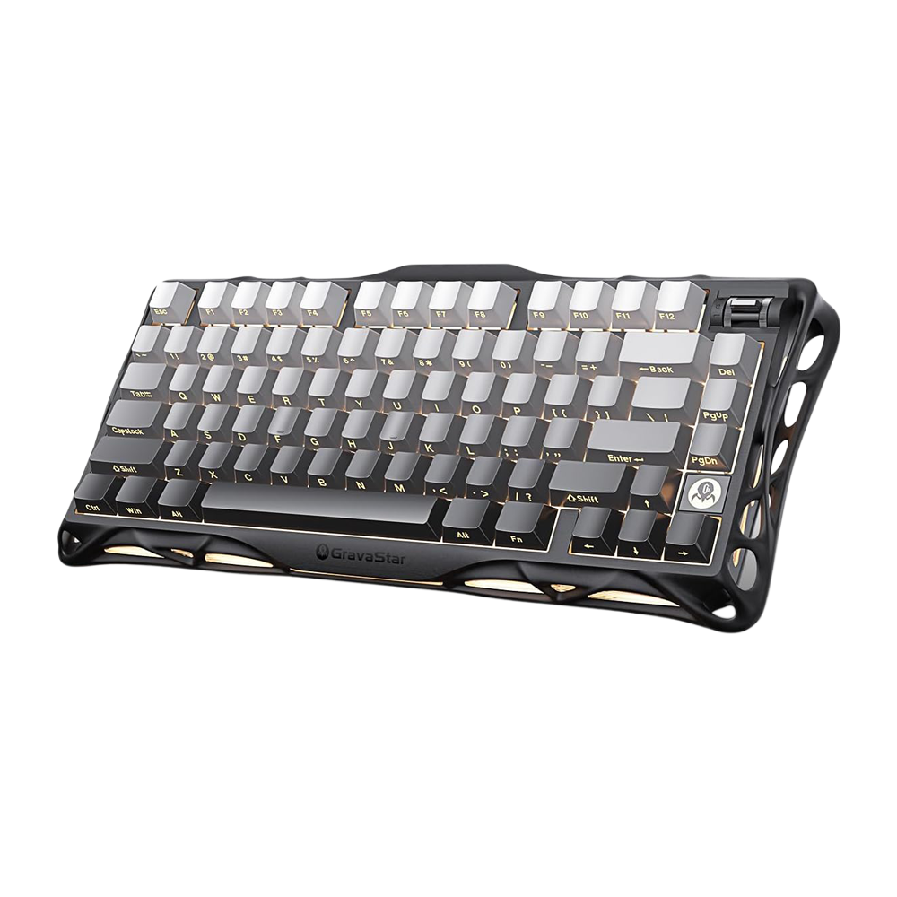 GravaStar Mercury K1 75% Wireless Mechanical Gaming Keyboard - Gradient Black