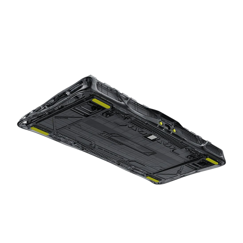 GravaStar Mercury K1 Lite 75% Wireless Mechanical Gaming Keyboard - Transparent Black