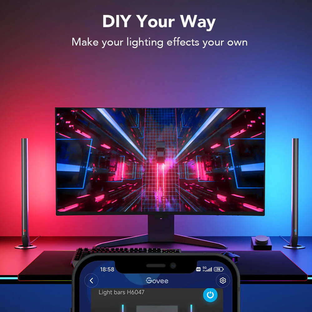 Govee Smart Gaming Light Bars - H6047