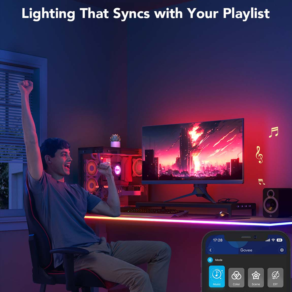 Govee Neon Gaming Table Light 3m/10ft - H61C3