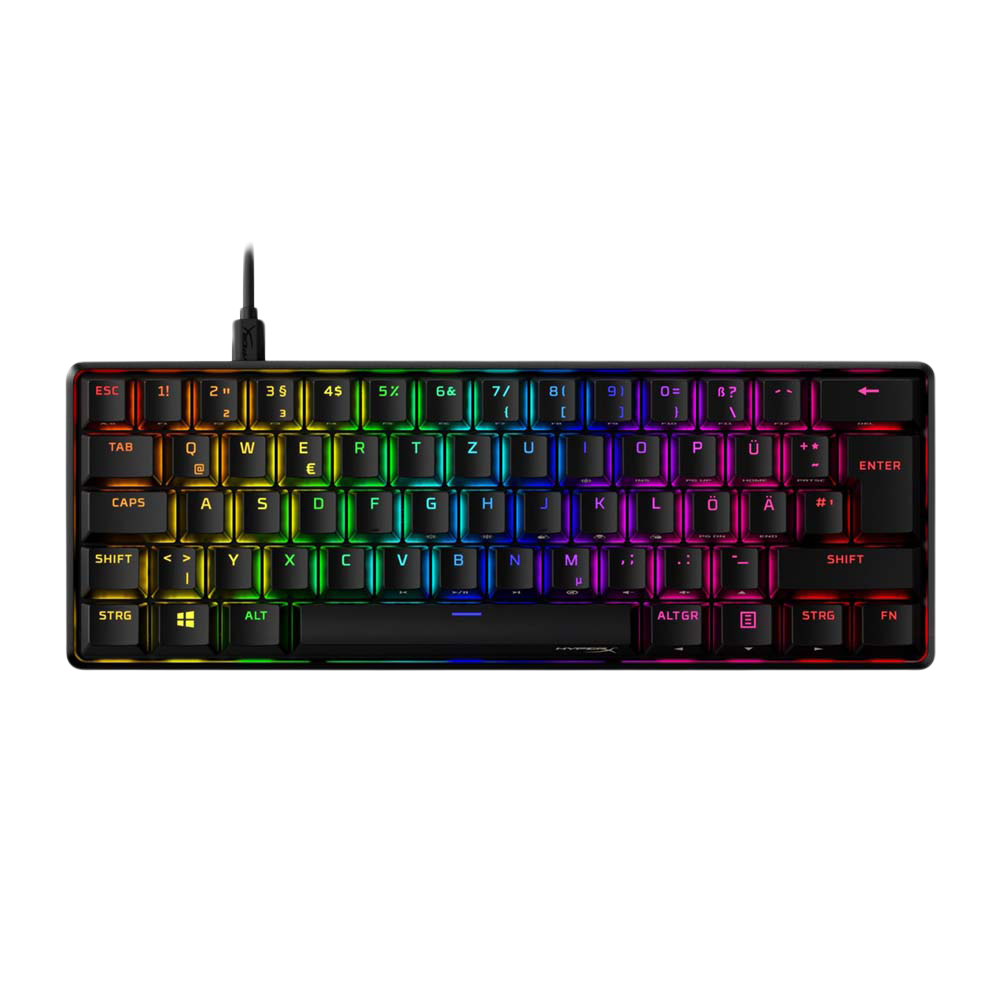 HYPERX ALLOY ORIGINS 60 RGB Wired Red Switch Mechanical Gaming Keyboard - Black