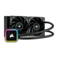 CORSAIR iCUE H100i RGB ELITE Liquid CPU Cooler - Black