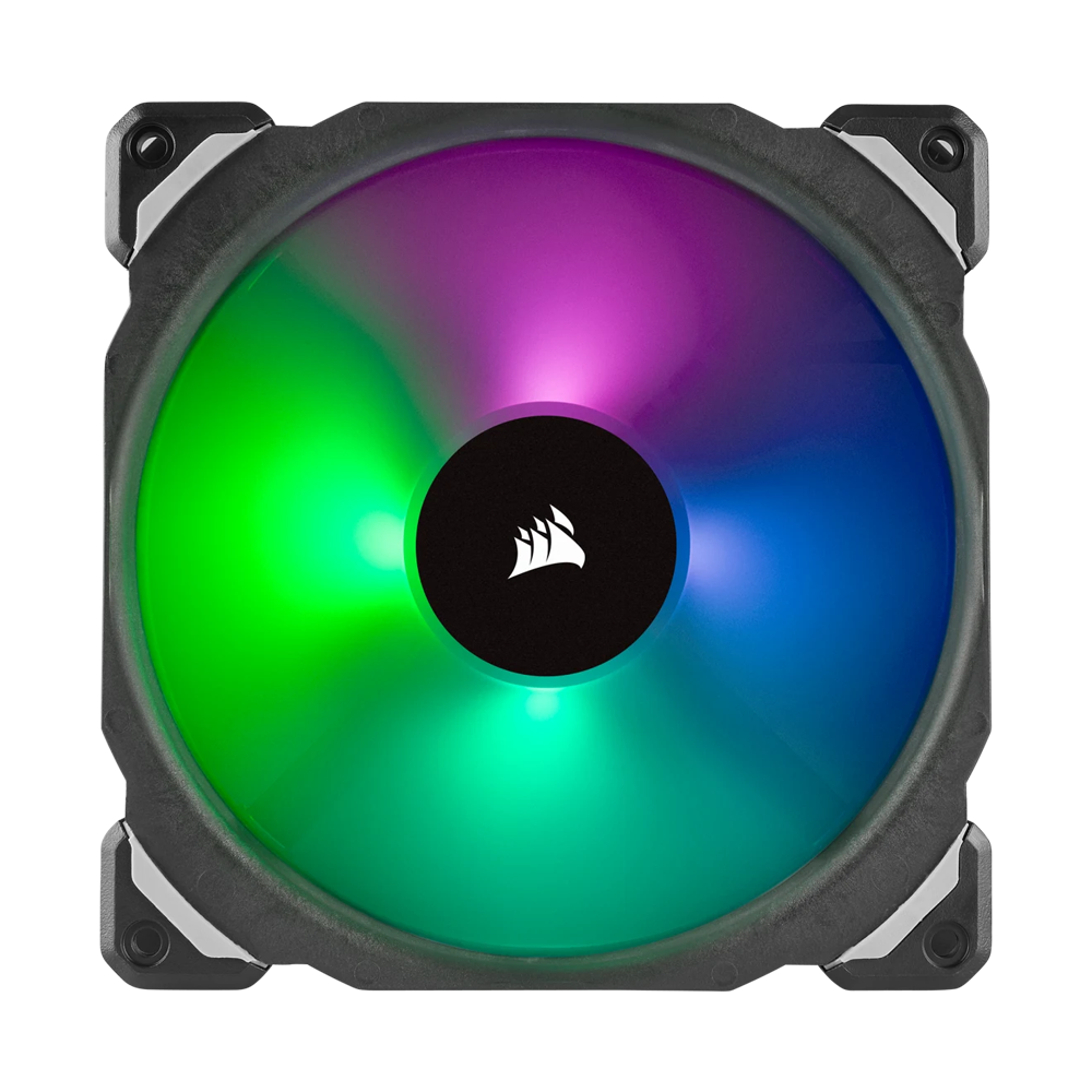 CORSAIR ML140 PRO RGB LED 140mm PWM Premium Magnetic Levitation Fan Single Pack - Black