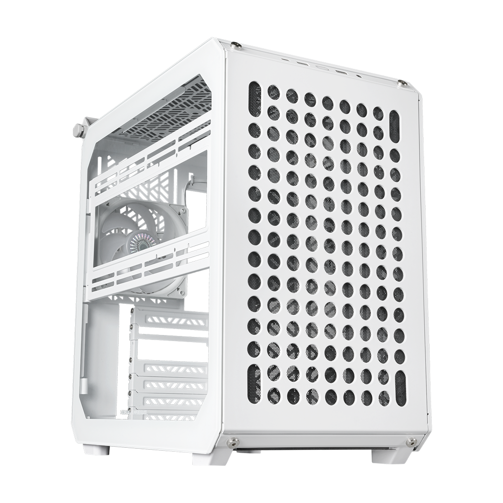 COOLER MASTER Qube 500 Flatpack EATX Case - White