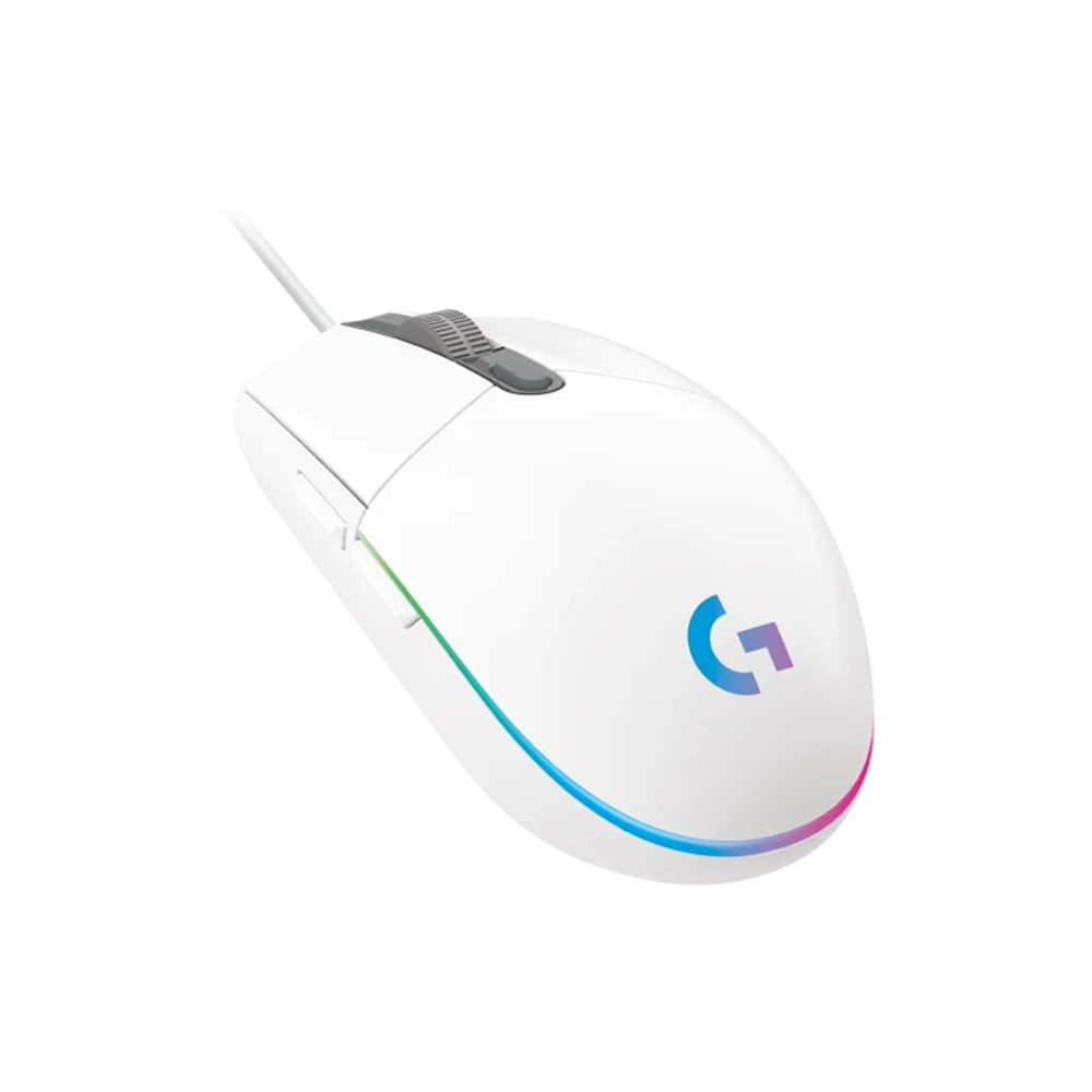 Logitech G203 LIGHTSYNC USB Gaming Mouse - White
