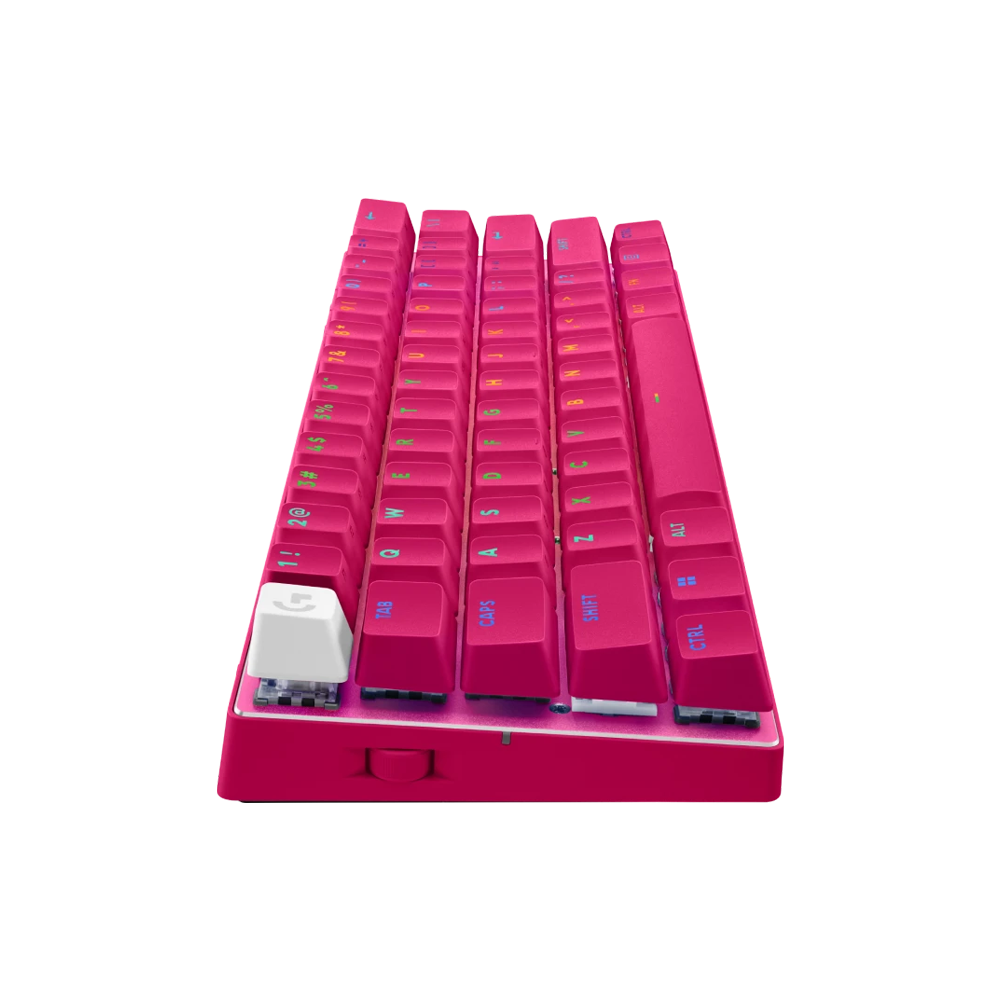 LOGITECH PRO X 60 LIGHTSPEED RGB Wireless Gaming Keyboard - Magenta Pink