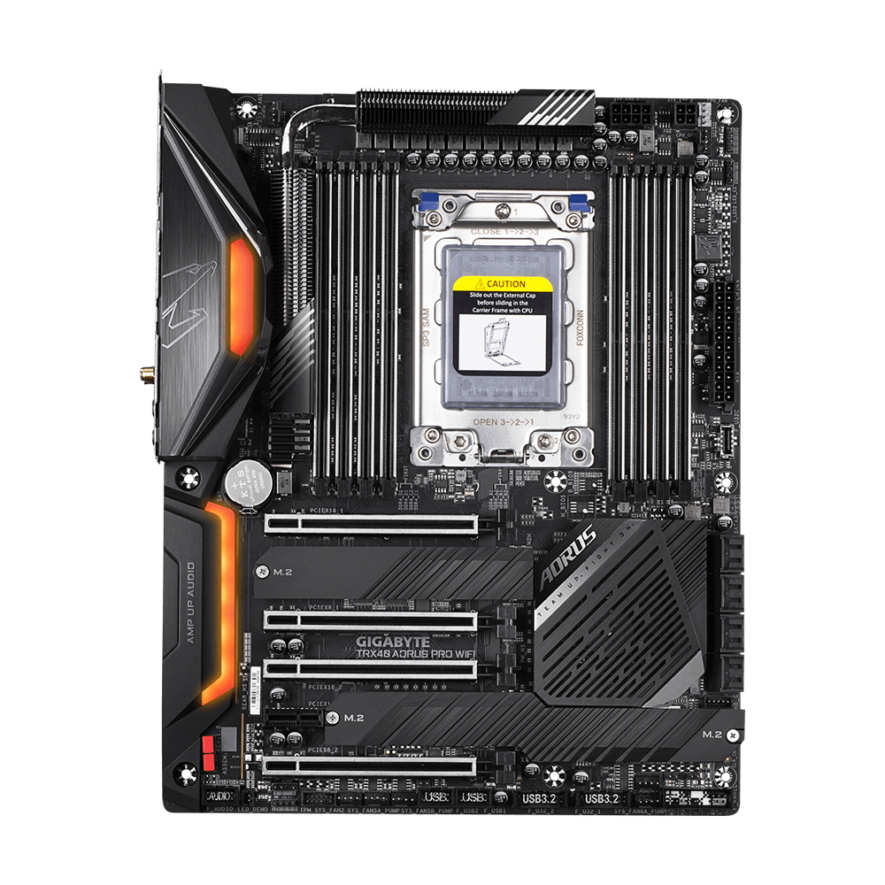 GIGABYTE TRX40 AORUS PRO WIFI DDR4 Motherboard - Black