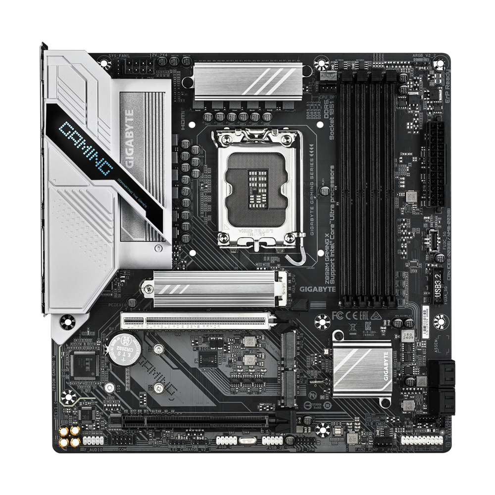 GIGABYTE Z890M GAMING X 1.0 DDR5 Motherboard - Black