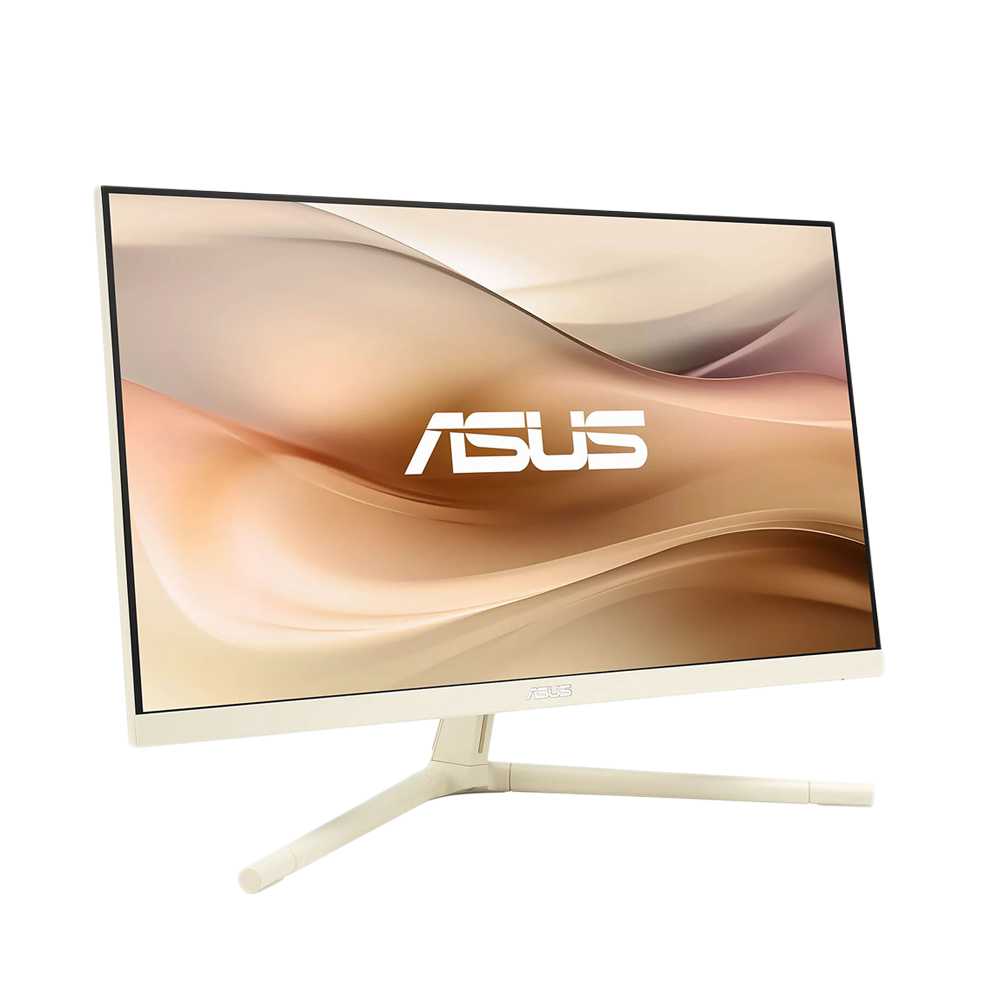 ASUS VU249CFE 24 Inch 100Hz FHD IPS Eye Care Gaming Monitor - Oat Milk color