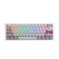 DUCKY ONE 3 MINI PBT HOT SWAP Blue Switch Cherry RGB Wired Mechanical Gaming Keyboard Arabic - Mist Grey