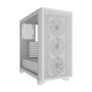 CORSAIR 3000D RGB Tempered Glass Mid Tower - White