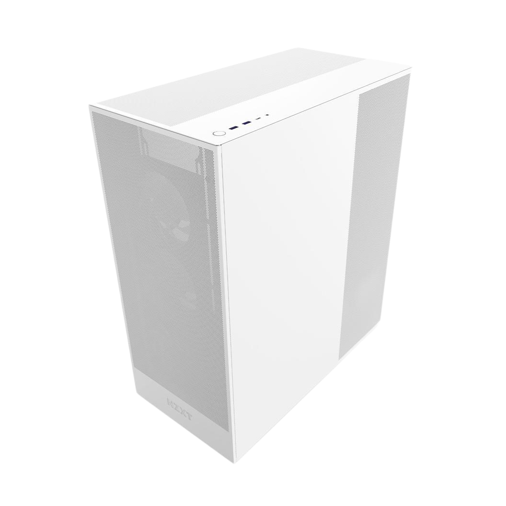 NZXT H7 Flow (2024) RGB Mid Tower ATX Case - White