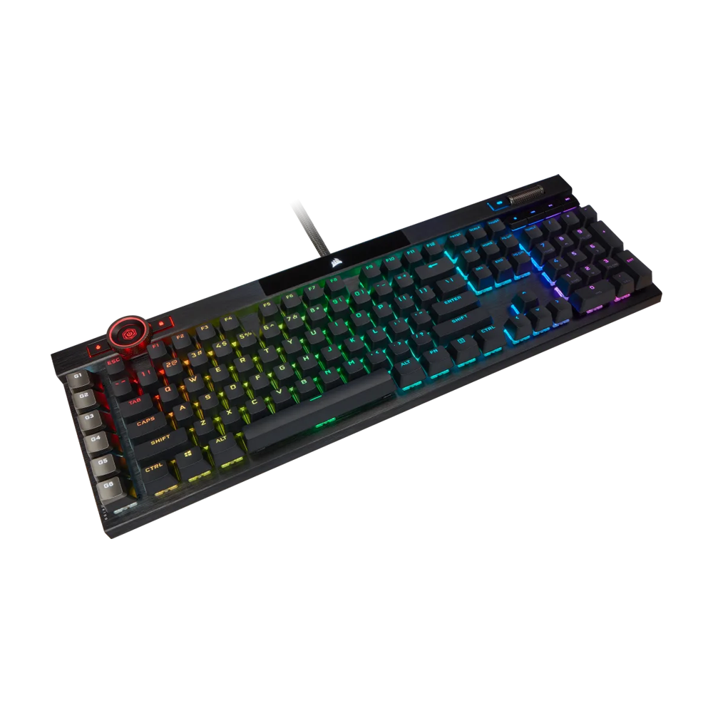 CORSAIR K100 RGB Wired Mechanical Gaming Keyboard - Black