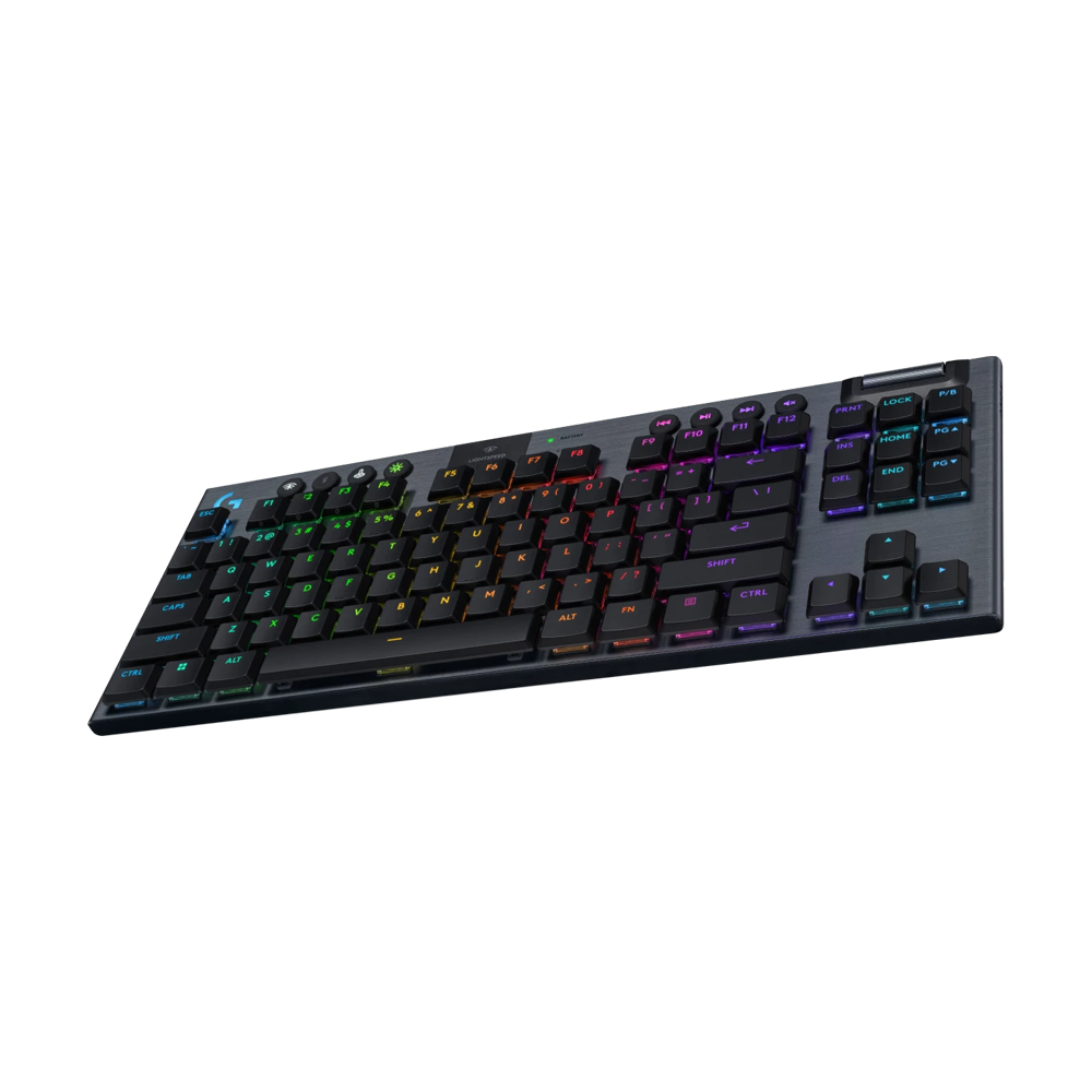 LOGITECH G915 X LIGHTSPEED TKL CLICKY Low Profile RGB Wireless Gaming Keyboard - Black