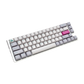 DUCKY ONE 3 SF PBT HOT SWAP Blue Switch Cherry RGB Wired Mechanical Gaming Keyboard Arabic - Mist Grey