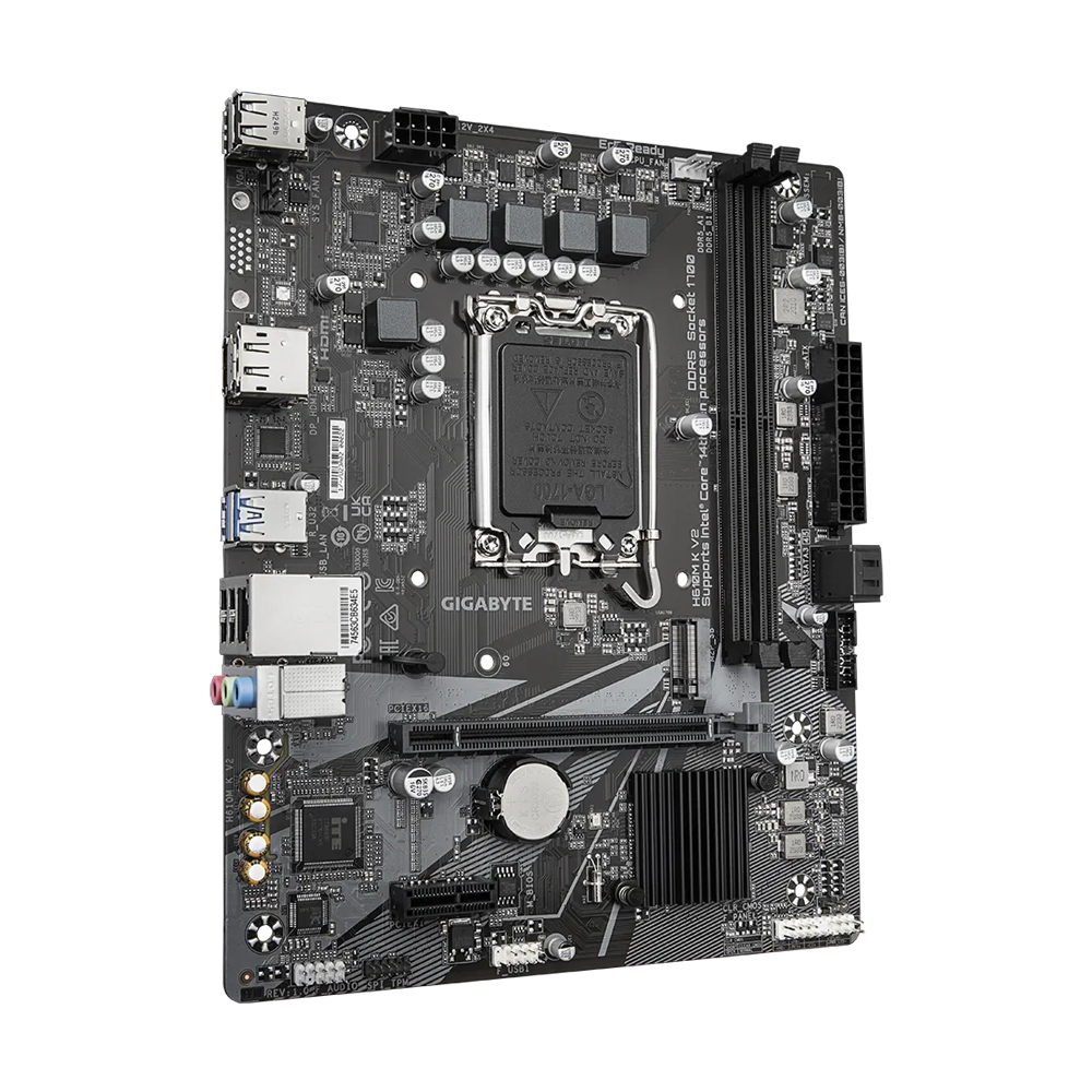 GIGABYTE H610M K V2 DDR5 Motherboard - Black